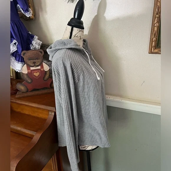 Womens Forever 21 Grey Hoodie L - Picture 2 of 4